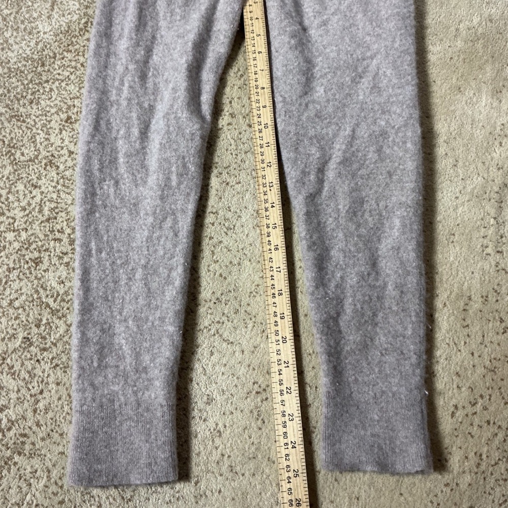 Van Winkle & Co Cashmere Knit Jogger Pants Womens Medium Mauve Tan Loungewear - Picture 6 of 8